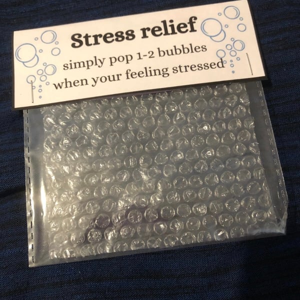 Novelty gift, stress relief, pop bubbles, fun and quirky