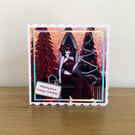 Handmade Gothic Christmas Card Lady Vampire Design 2