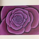 Purple Rose Oil Painting. 2026-08-21