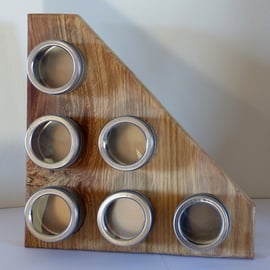 Wooden Herb & Spice Rack