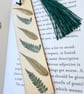 Pressed Foliage Wooden Bookmark With Real Ferns - Image 3