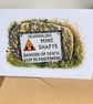 Blank Card A6 Landscape - Mine Shafts - Image 1
