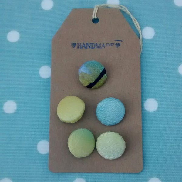 Silk Buttons, Free Postage 