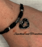 Handmade Adjustable Heart Bracelet, Korean Waxed Cord Bracelet, Gift for Her.