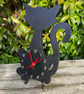 Black Cat Wall Clock