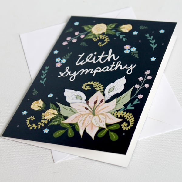 With Sympathy - Card