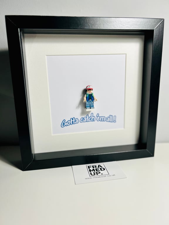 POKEMON - ASH - Framed custom minifigure