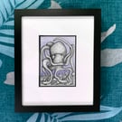 Original Pen and Ink Illustration - Octopus - Jelly Legs