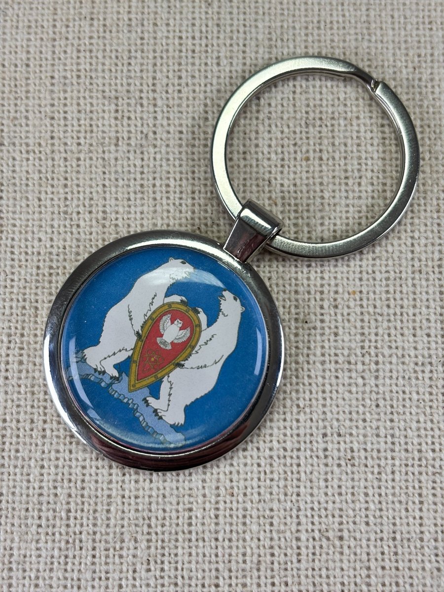 Novaya Zemlya Flag Keyring