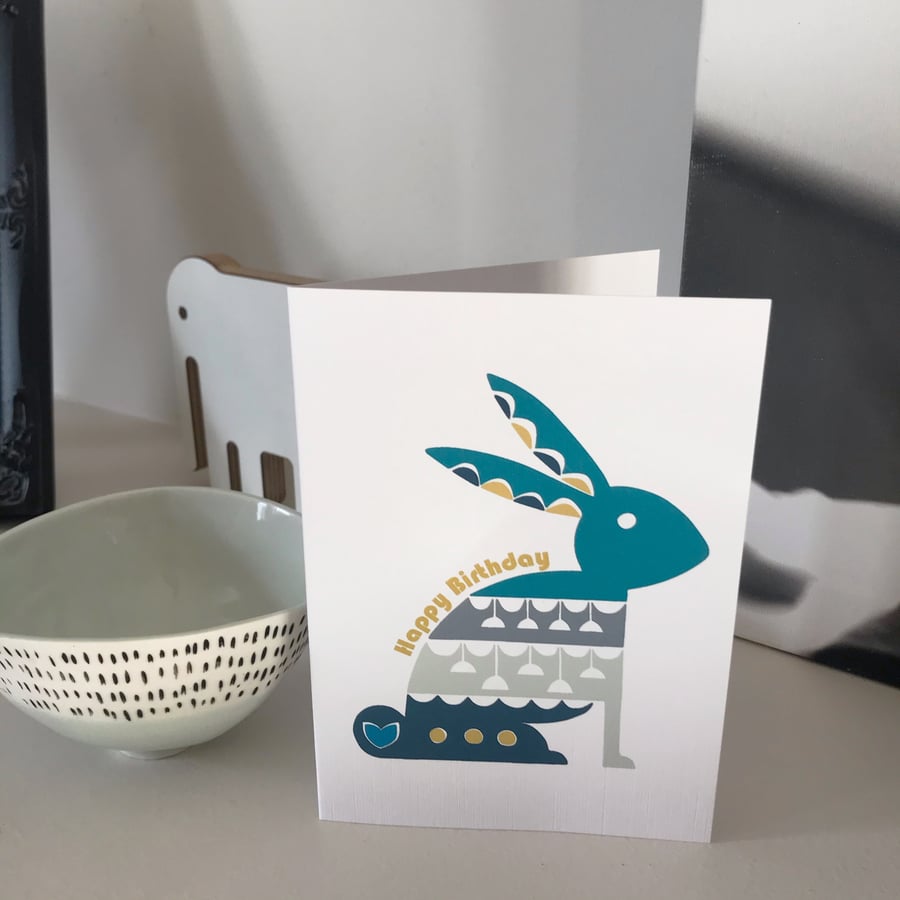 'Little Rabbit" single card