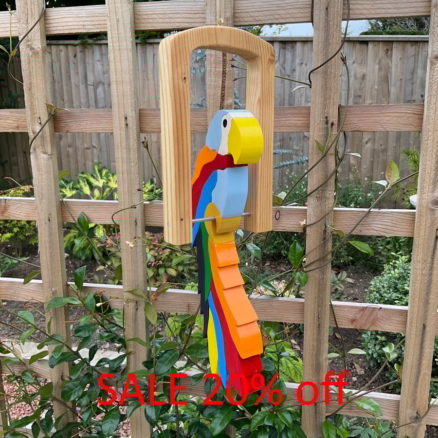 Colourful Parrot Hanging Decoration