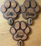 Personalised Dog Lead Hooks 