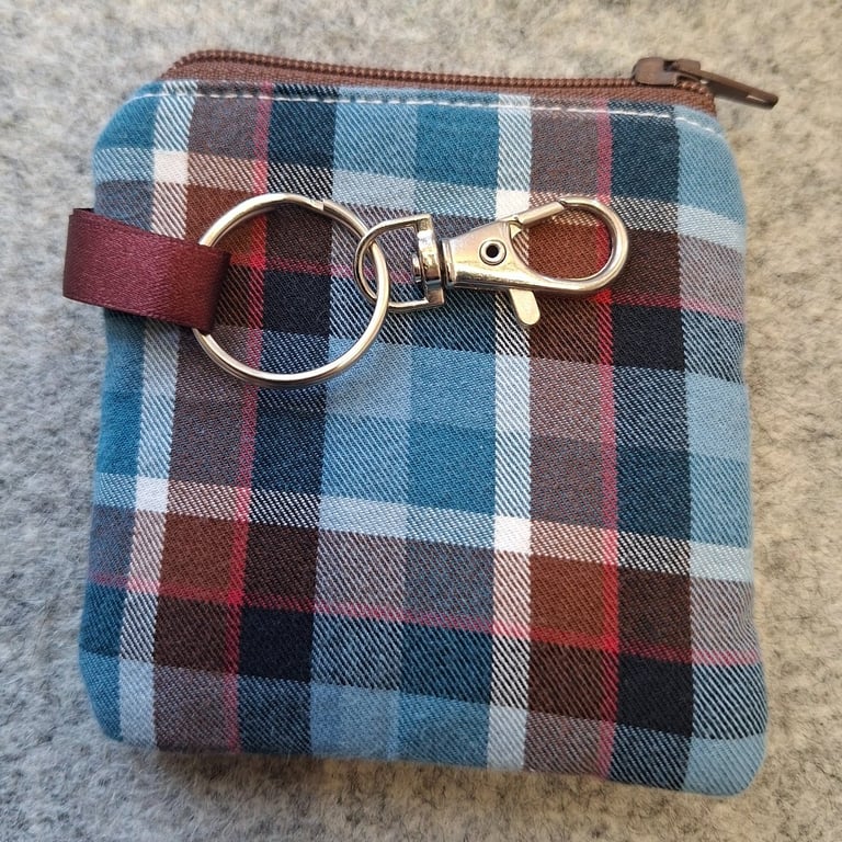 Mini Coin Purse, Mini Zip Purse, Keyring Coin Purse