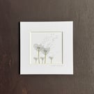 'Family Love' 5" x 5" Mounted Print