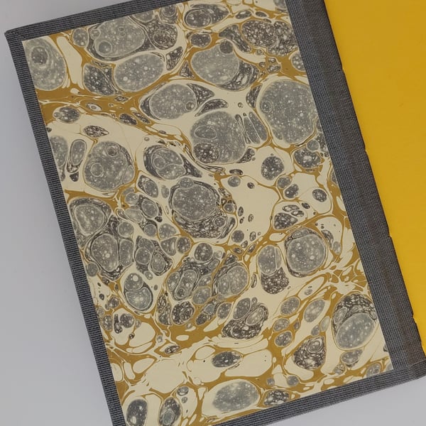 Handcrafted A6 notebook with recycled paper