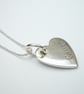 Three Charm Silver Fingerprint Necklace - Image 4