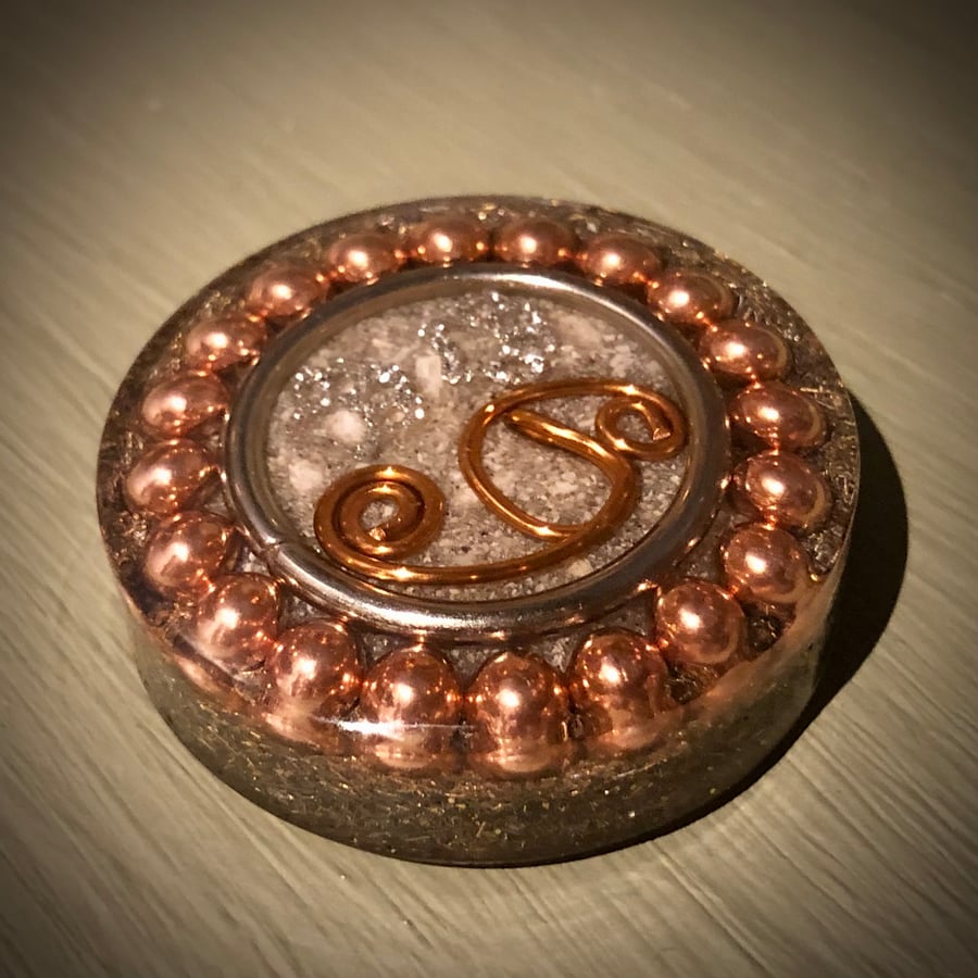 Custom Made Pocket Memorial Orgonite or Crystal Energy Keepsake