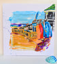 Catch My Drift? – Original Coastal Collage Artwork