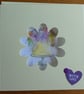 Flower Aperture Card - Yellow - With Love - Image 1