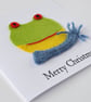 Frog Christmas greeting card - Image 5