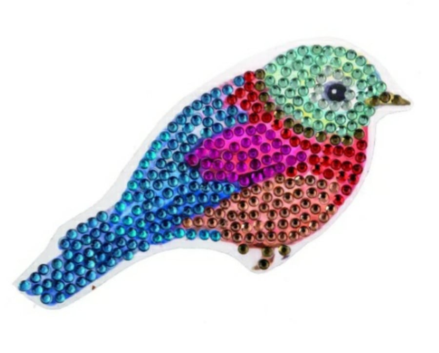 Bird craft buddy crystal art sticker