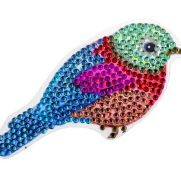 Bird craft buddy crystal art sticker