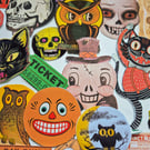 Halloween Die Cuts and Ephemera