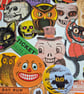 Halloween Die Cuts and Ephemera