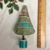 Folk inspired Christmas tree - sea blue bobbin