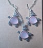 Turtle earring and necklace set - Image 1