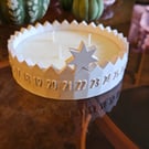 Gingerbread Christmas Advent Candle 