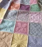 Nature’s Walk Vintage Colours Crochet Blanket - Image 3