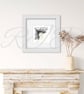 Church window pen and ink sketch - mounted print - Image 3