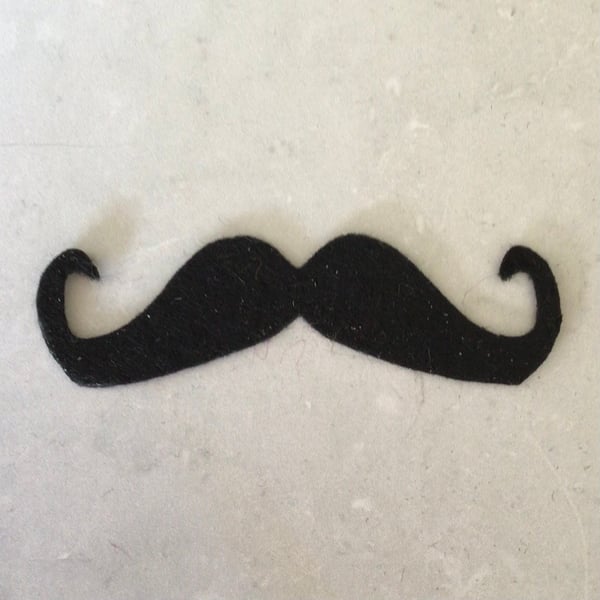 Felt Moustache, Die Cut Moustache