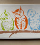 Owl Stencil Wood Art