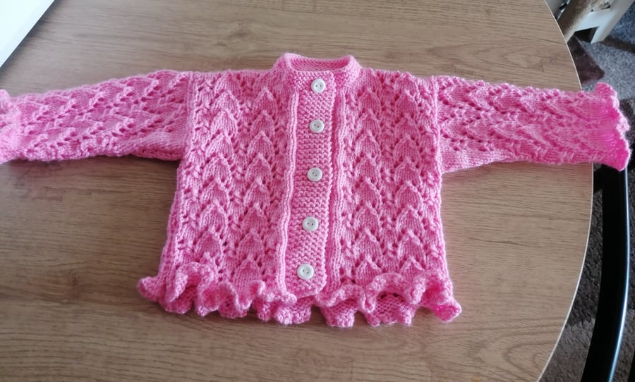 Cardigan for 3-6 month baby girl 