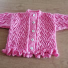 Cardigan for 3-6 month baby girl 