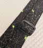 1 inch Wide Adjustable Ukulele Strap with Spider's Webs - Image 2