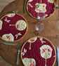 Japanese Fans & Dragonflies:  set of eight placemats, with slipcase - Image 3