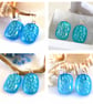 Earrings Dichroic Glass Fused Choice of colour handmade sterling silver hooks  - Image 6