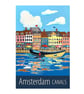 Amsterdam travel poster print by Artist Susie West - Image 4