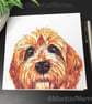Apricot Cockapoo Card; Birthday, Blank or Personalised for any occasion - Image 8