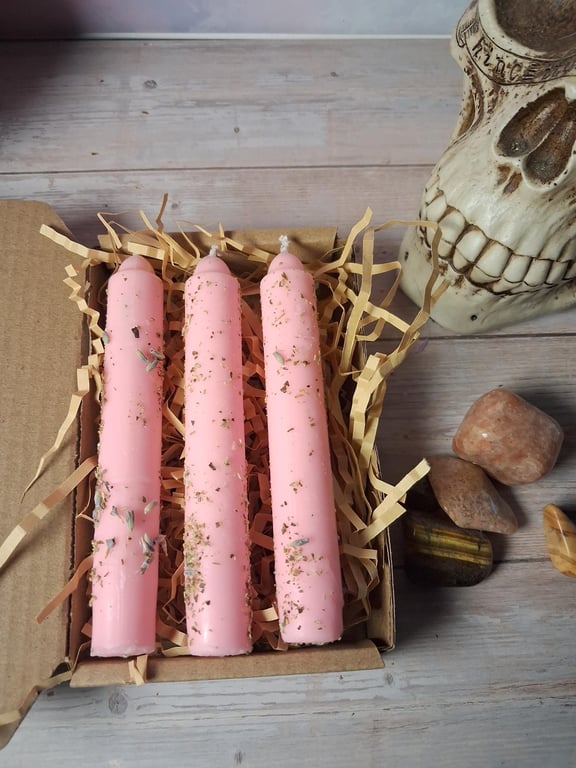 Dressed Candles for Love and Romance