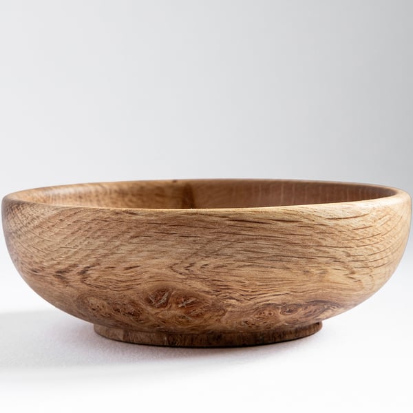 Small oak burr bowl W120mm by H40mm