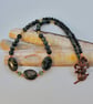 Kambaba Jasper Necklace With Peridot, Crystal & Copper, Birthday Gift For Her - Image 5