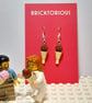 Lego Ice Cream Cone Earrings - Image 2