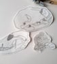 Animal Skull Embroidery Pattern: Stick and Stitch Designs - Folksy
