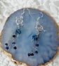 Royal Blue Glass Earrings