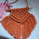 Macrame mini wall hanging