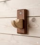 Soranami Artisan Wall Hooks - Hand-Carved Meranti & Redwood - Japandi Decor